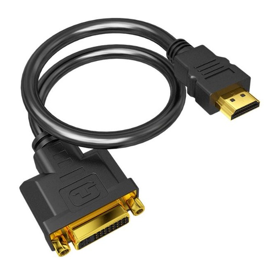Кабель HDMI-DVI 24+5 (0.3 м)