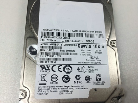 Жесткий диск Seagate Savvio 10K.6 ST300MM0006 300 GB