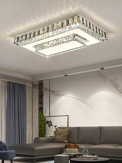 Потолочный светильник, хром, кристалл, MATILDA 90*60 металл, LED.