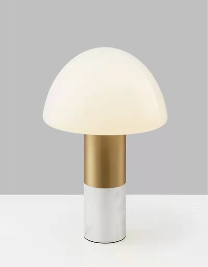 Настольная лампа гриб MUSHROOM FLAIR, 30*35 см, белая