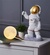Настольная лампа, ASTRONAUT  20*41, смола, стекло, белый
