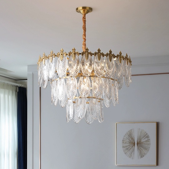 Люстра подвесная, медный, стекло, AUTOP 50*36, металл, E14.