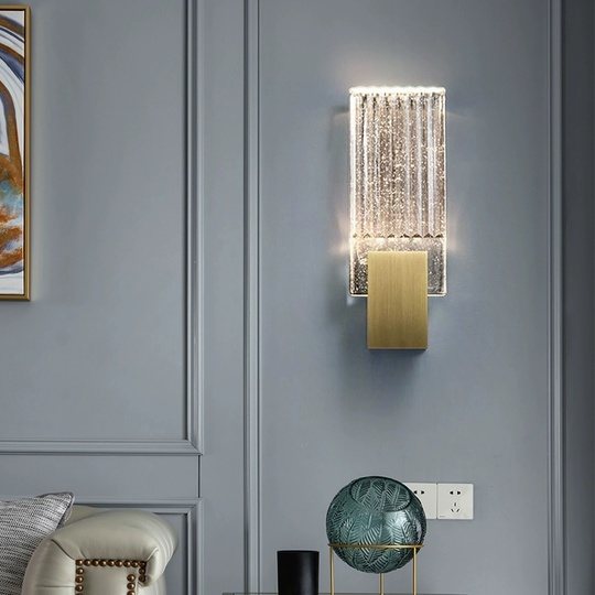 Настенный светильник ASOLLE, Бра, 11*28, бронза, медь, LED.