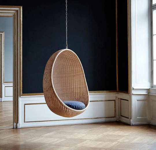 Подвесное кресло из ротанга FSBAINAER