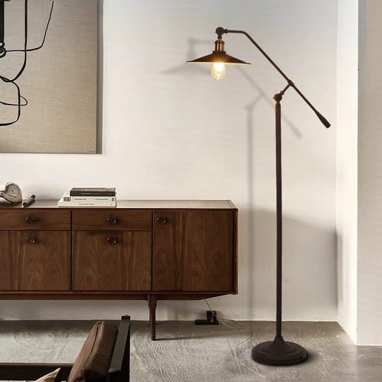 Торшер, черный Galaxy 30*168, светодиодный, E27, металл