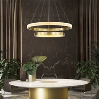 Люстра подвесная, медь, ПММА, WINNIE 40*60 металл, LED.