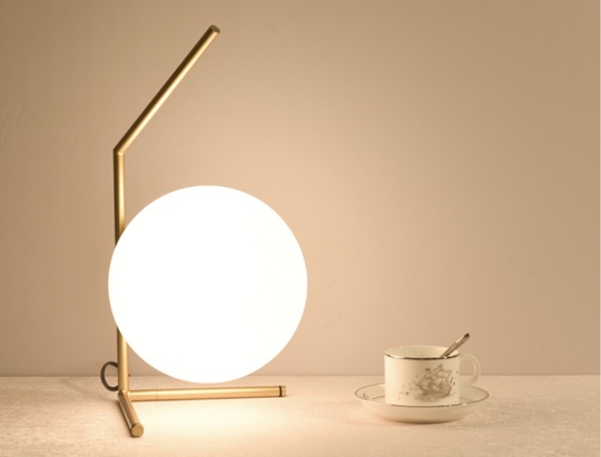 Прикроватная лампа золото CODDA, E27*1, MAI HE MAI