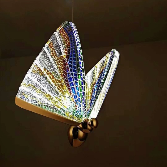 Подвесной светильник золотой Elybron, металл, 18*24 см, светодиодная, LED