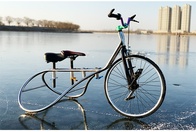 Ледовый Велосипед Practicing