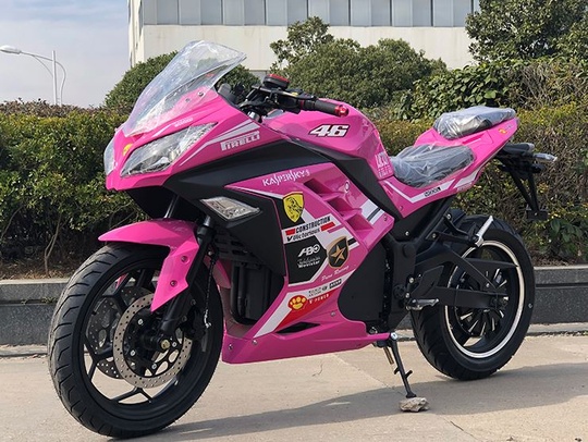 Электромотоцикл SJF (розовый)