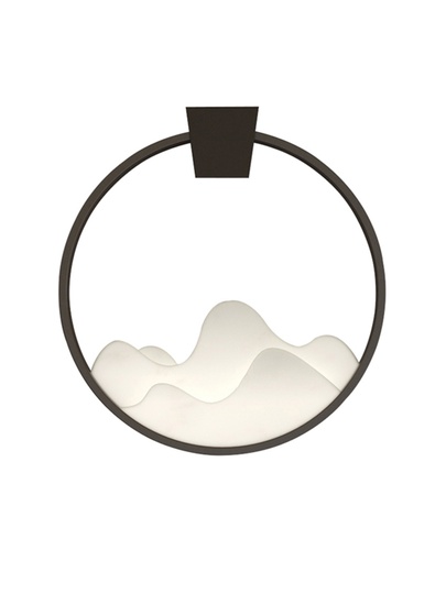 Настенный светильник черный, Lightstar Enna, 30 см, LED, 8 Вт