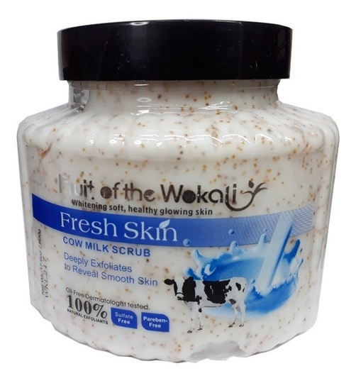 Отшелушивающий молочный скраб для тела Wokali Milk 500мл