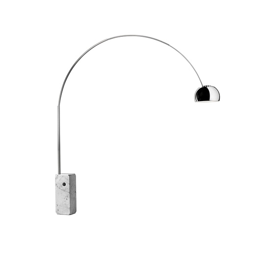 Торшер серый Ocelix, 200*250 см, LED, Е27, мрамор, 14 Вт