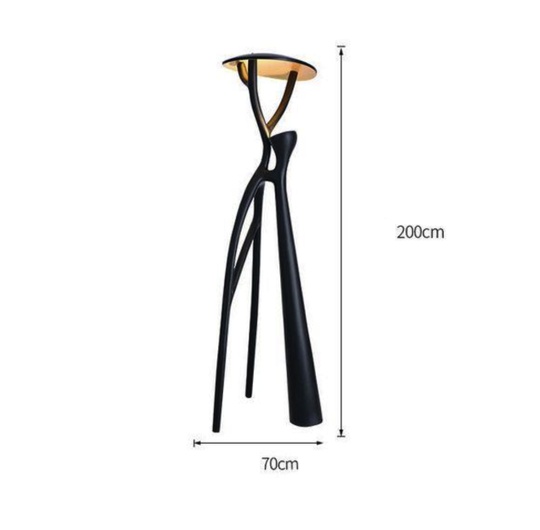 Напольный светильник Abstract, черный, LED, 9 Вт