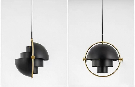 Светильник черный Ovelyn, металл, 38*40 см, Е27