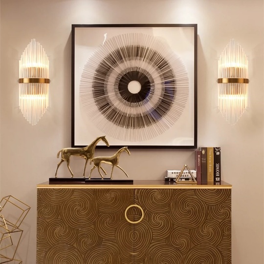 Настенный светильник VERONICA, Бра, 20*54, бронза, металл, Е14.