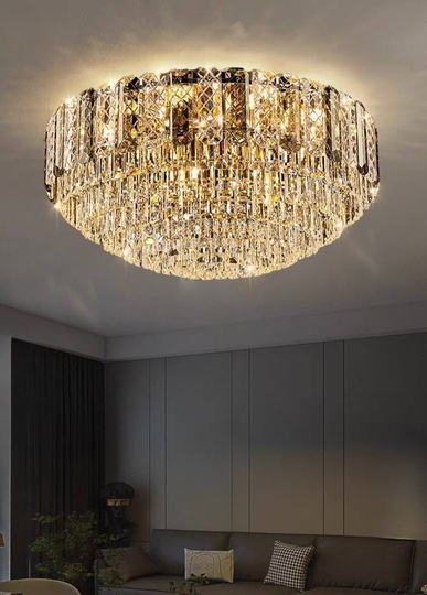 Потолочный светильник, медь, хрусталь, CLEOPATRA 80*42 металл, Е14.