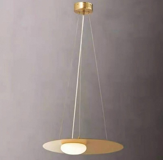 Люстра золотая Avexo, металл, стекло 48*1.5 см, светодиодная, LED