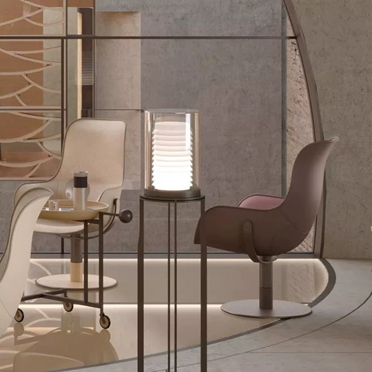 Торшер черный Velyon, 32*145 см, LED, кнопка, металл, 14 Вт