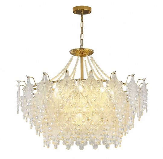 Люстра подвесная, медный, стекло, TASTEHOLDER 80*40, металл, E14.