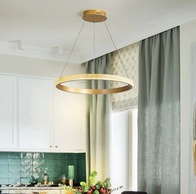 Люстра подвесная, медь, ПММА, NATA 40*100 металл, LED.