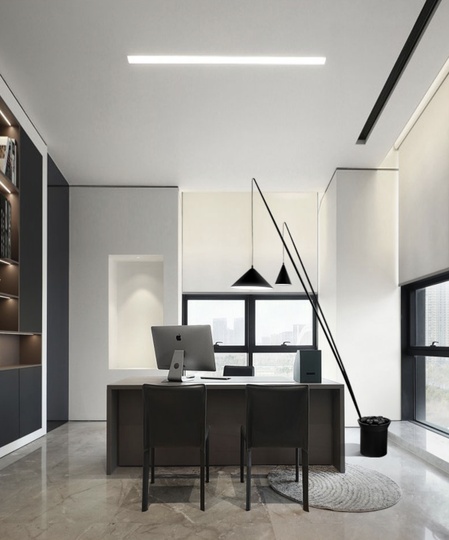 Напольный светильник MAI HE MAI черный North Vibia, E27, 10 Вт