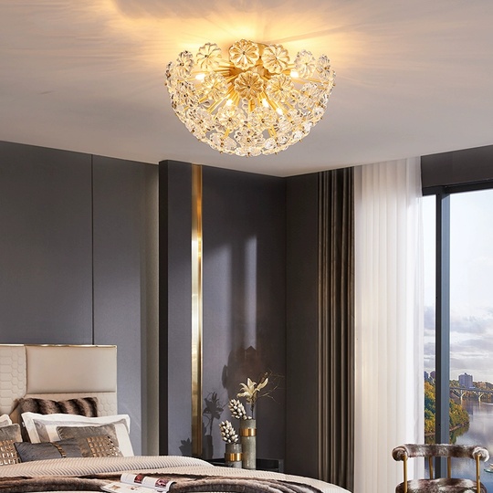 Люстра подвесная, медь, стекло, GUNER 60*35, металл, Е14.