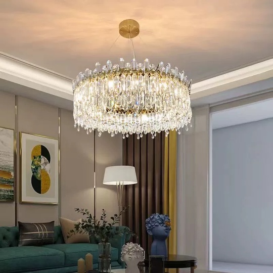 Люстра подвесная, бронза, кристалл, MELISSA 40*31 металл, E14.