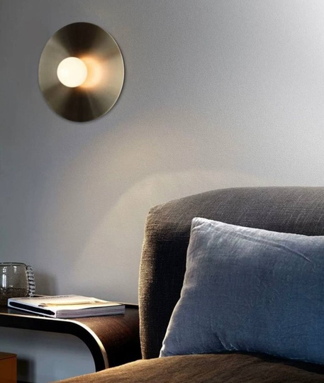 Настенный светильник EARL, Бра 25*25, медный, металл, G9.