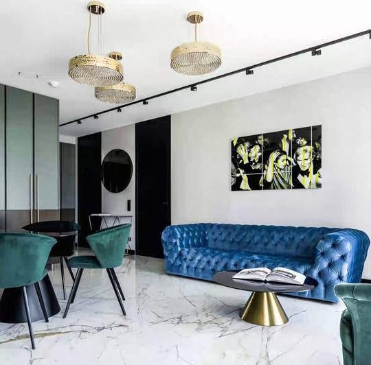 Люстра золотая Aurivex, металл, 100*16 см, подвесная, Е14