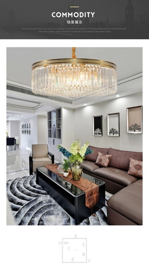 Дизайнерские светильник сплав хрусталь, 80*250 см, лампа накаливания