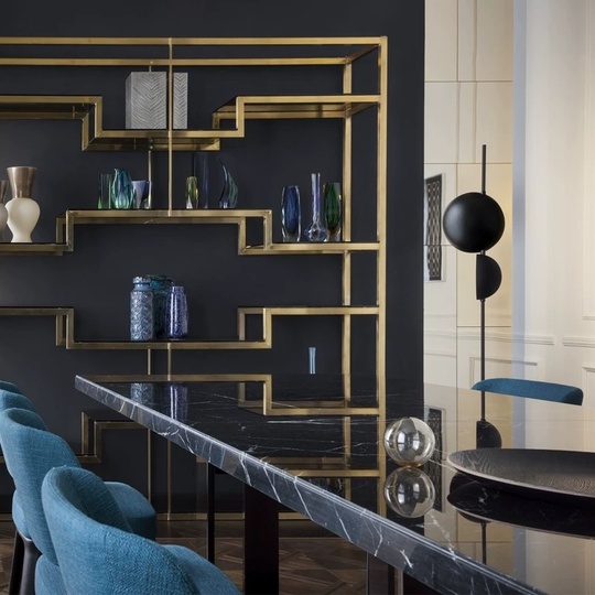 Торшер, черный, белый, Duke 35*175, LED, металл