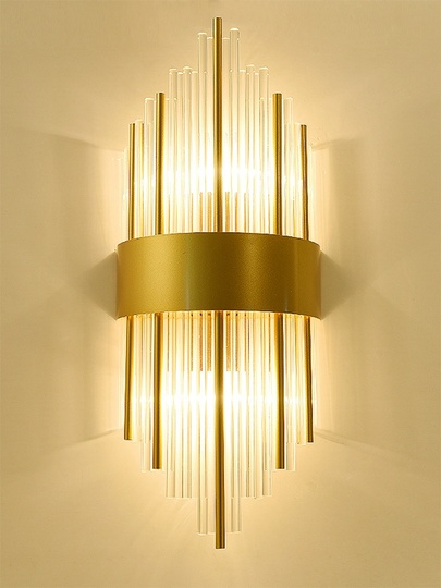 Настенный светильник FRANCES, Бра, 22*60, золотой, металл, Е14.