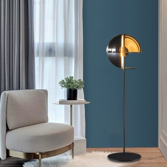 Торшер черный Ovixal, 30*30*150 см, LED, металл, 6 Вт