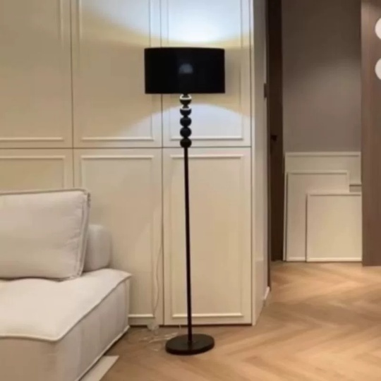 Торшер черный Elyxo, 35*35*165 см, LED, Е27, металл, 20 Вт