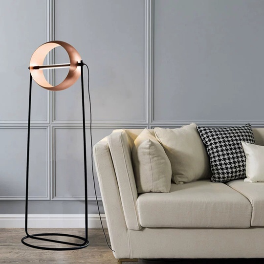 Торшер, черный, Daya 50*150, LED, металл