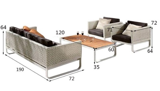 Набор садовой мебели Vine Noble