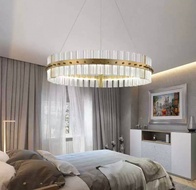 Люстра подвесная, бронза, кристалл, ANTIQUE 80*15, металл, LED.