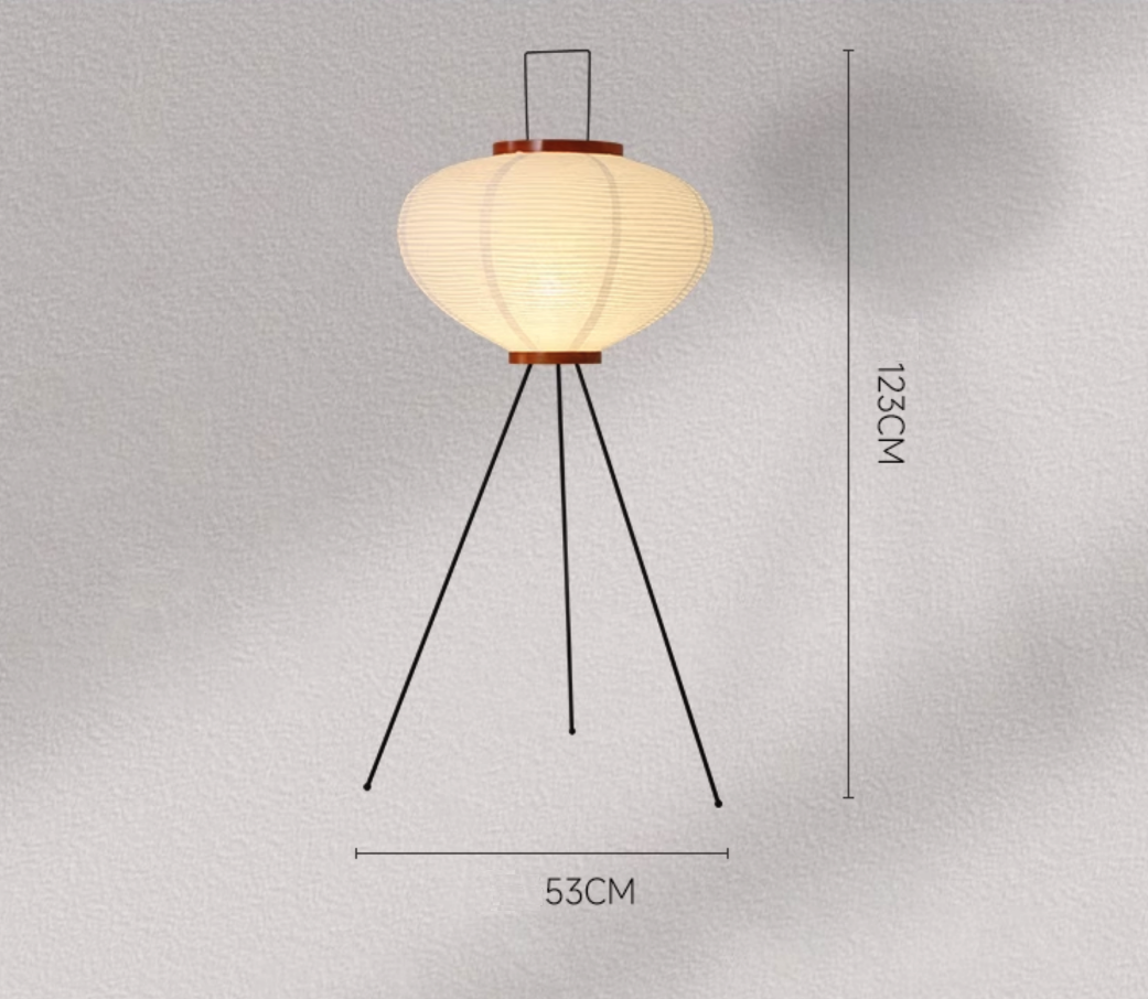 Напольный светильник белый Dreamlight, E27, 10 Вт. Торшер из рисовой бумаги