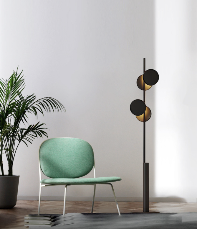 Напольный торшер, черный, Studio Truly, LED, 24 Вт